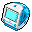 iMac DV Blueberry on icon